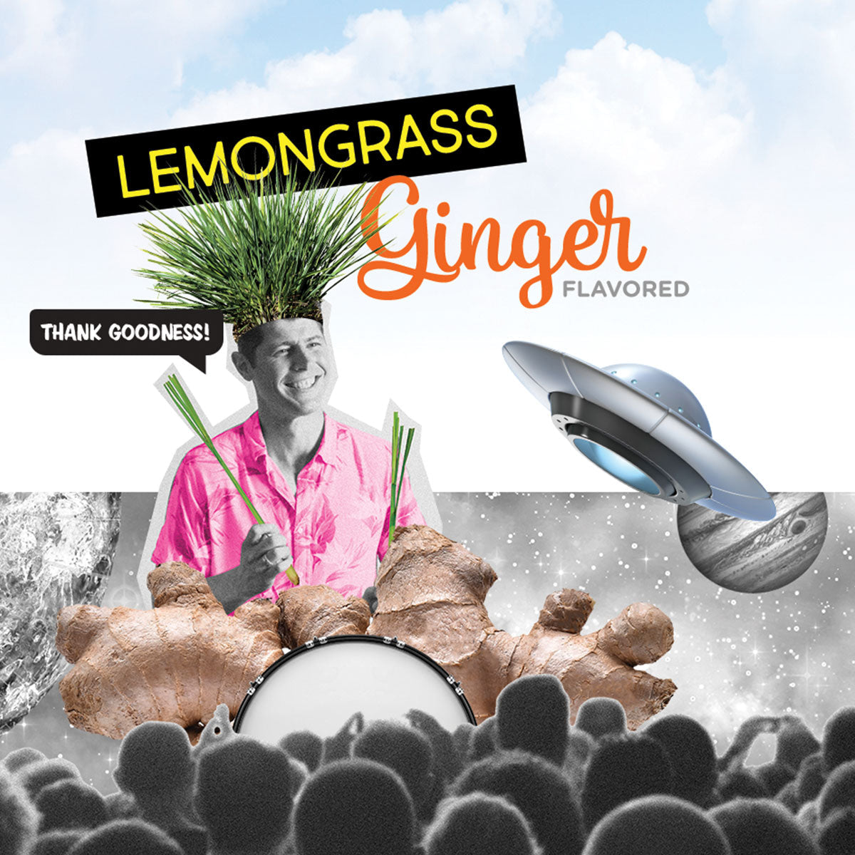 graasi lemongrass ginger barley water label