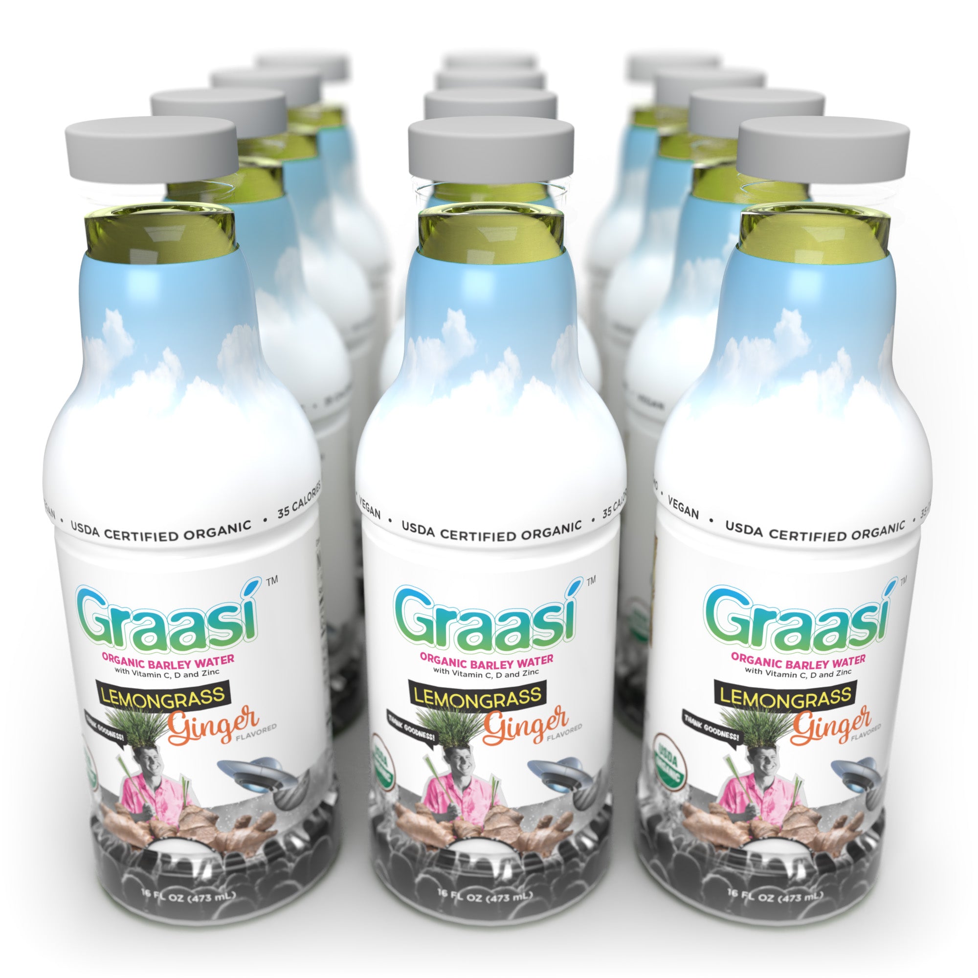 graasi lemongrass ginger barley water