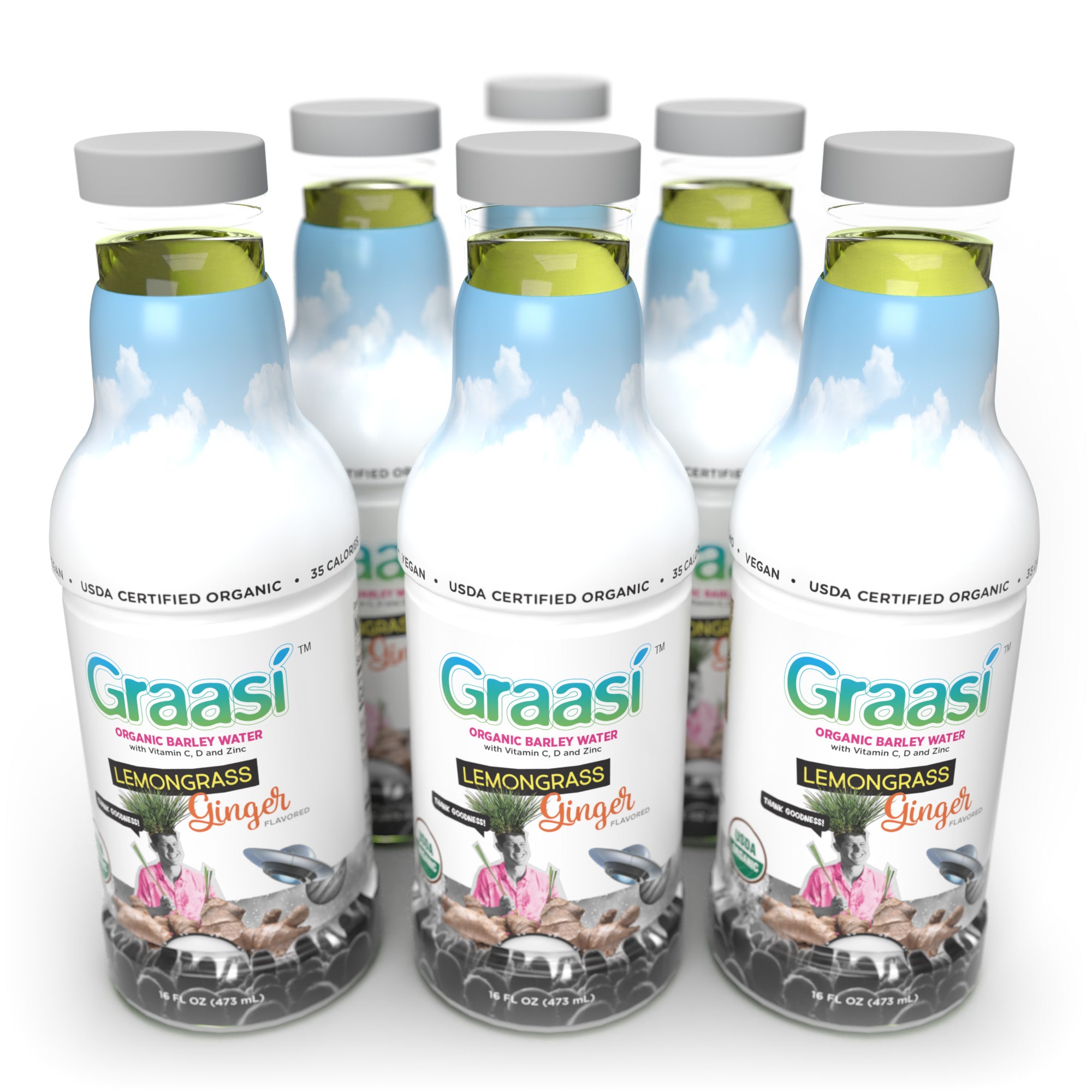 graasi barley water lemongrass ginger