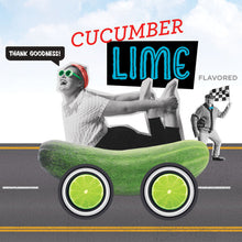 Load image into Gallery viewer, graasi barley water cucumber lime label
