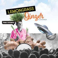 Load image into Gallery viewer, graasi barley water lemongrass ginger label
